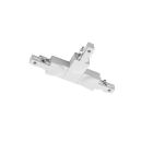 Weißes T-Stück mit Führung rechts