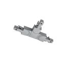 Graues T-Stück mit Führung rechts