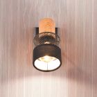 Schwarze Wandstrahler Retro, Solmaz