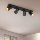 Schwarze Deckenstrahler Modern, Rawien