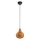 Rattan Pendelleuchte Braun, Annieke