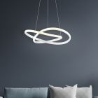 Weiße Pendelleuchte Modern, Aby, 27W, 4000K LED