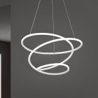 Weiße Pendelleuchte Esszimmer Design, Marell, 36W, 4000K LED, 3-stufig dimmbar