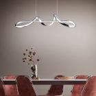 Chrom Pendelleuchte Design, Renso, 37W, 4000K LED, 3-stufig dimmbar