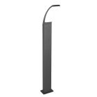 Anthrazit Außenleuchte Modern, Popke, 12,5W, 4000K LED, IP44