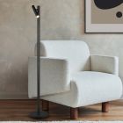 Schwarze aufladbare Stehlampe Modern, Peniguet, 3W, warm- bis kaltweiß einstellbare LED, mit Touch-Dimmer