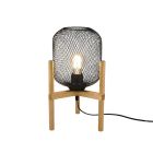 Schwarze Tischleuchte Vintage, Cristel, mit Schalter