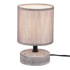 Keramik Tischleuchte Braun, Lola, mit Schalter