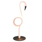 Rosa Tischleuchte Design, Puk, 6W, 3000K LED, mit Schalter