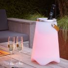 Weiße Außen Tischleuchte Modern, Sedex, 2W, RGBW LED, IP44, mit Fernbedienung