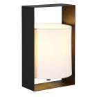 Schwarze Tischleuchte Modern, Radhika, mit Schalter