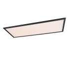 Schwarze Deckenlampe Modern, Marlise, 33,5W, warm- bis kaltweiß einstellbare LED, mit Fernbedienung