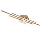 Braune Deckenlampe Modern, Saloua, 20W, 3000K LED, 3-stufig dimmbar