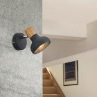 Schwarze Wandstrahler Modern, Toos