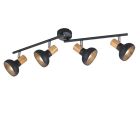Schwarze Deckenstrahler Modern, Toos