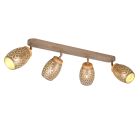 Braune Deckenstrahler Modern, Delana