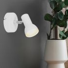 Weiße Wandstrahler Modern, Sabrin