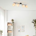 Creme Deckenstrahler Landhaus, Peder