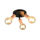 Braune Deckenstrahler Vintage, Rihab