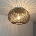 Industrielle Deckenlampe Schwarz, Karly