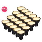 20er Pack dimmbare Schwarze GU10 LED Spot Antonie, 5 Watt, 2700K (Warmweiß)