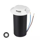 Moderne Bodeneinbaustrahler außen Weiß, Marcus, 1W, 3000K LED, IP67