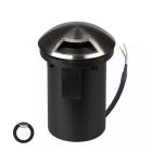 Moderne Bodeneinbaustrahler außen Silber, Marcus, IP67