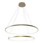 Design Pendelleuchte Gold, Kubra, 60W, warm- bis kaltweiß einstellbare LED