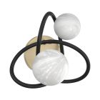 Moderne Wandleuchte Weiß, Moritz