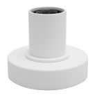 Aluminium Tischlampe ohne Schirm Weiß, Rika, mit Schalter