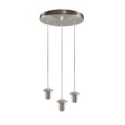 Aluminium Pendelleuchte ohne Schirm Chrom, Rika
