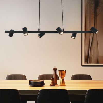 Moderne Pendelleuchte Schwarz, Carlos