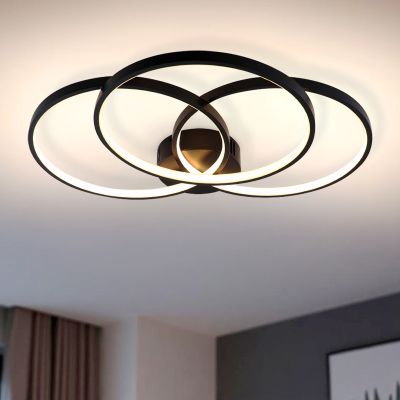 Design Deckenlampe Schwarz, Giorgio, 42W, 3000K LED