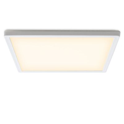 Kunststoff Deckenlampe Weiß, Shona, 18W, 3000K LED, 3-stufig dimmbar