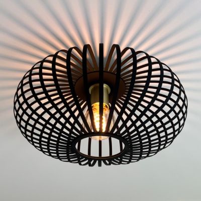 Industrielle Deckenlampe Gold, Lieve