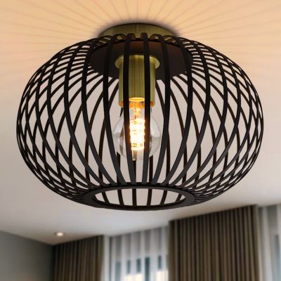 Industrielle Deckenlampe Gold, Lieve