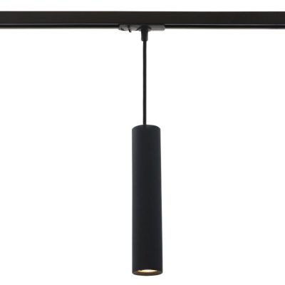 Moderne 1 phase Schienen Lampe Schwarz, Nadi