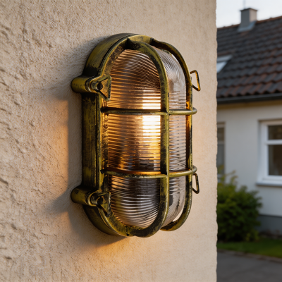 Industrielle Außenleuchte Schwarz, Juanita, IP44