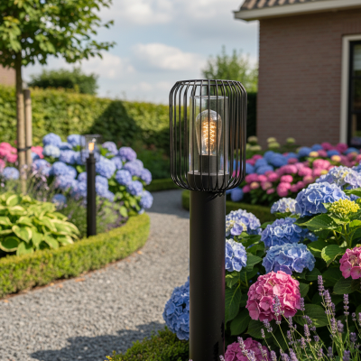 Moderne Außenleuchte Schwarz, Enya, IP44