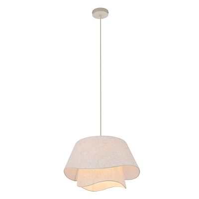 Landhaus Pendelleuchte Beige, Mimi