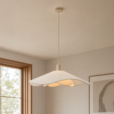 Landhaus Pendelleuchte Beige, Mimi