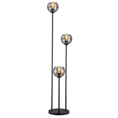 Design Stehlampe Grau, Giada, mit Schalter