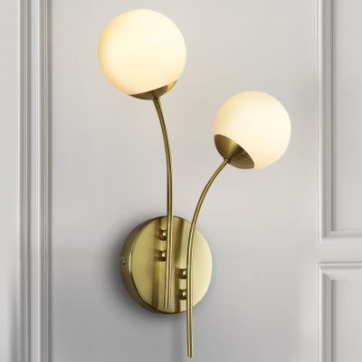 Design Wandleuchte Messing, Stacy