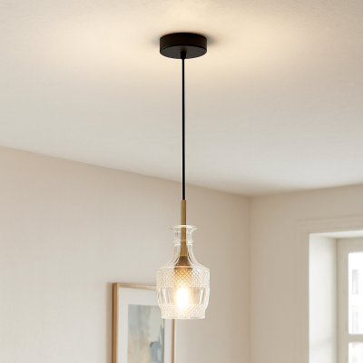 Design Pendelleuchte Transparent, Danny