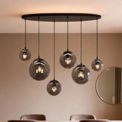 Design Pendelleuchte Grau, Dolf