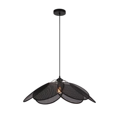 Rattan Pendelleuchte Schwarz, Rowen