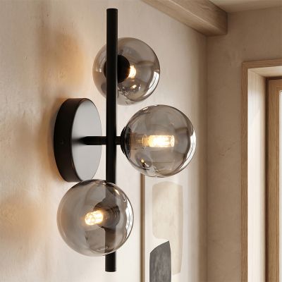 Design Wandleuchte Grau, Remo