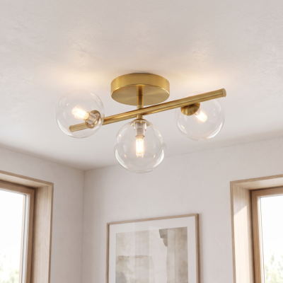 Design Deckenleuchte Transparent, Remo