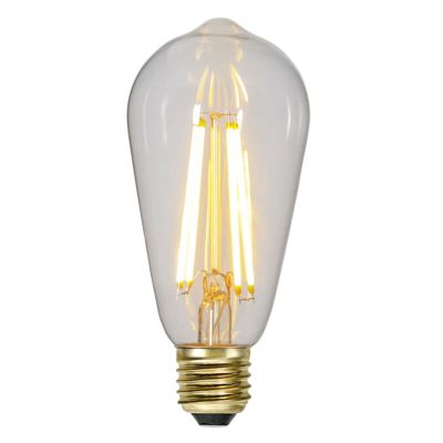 3-stufige dimmbare filament E27 ST64 Edison, 6,5w Extra gemütlich Weiß (2100k)