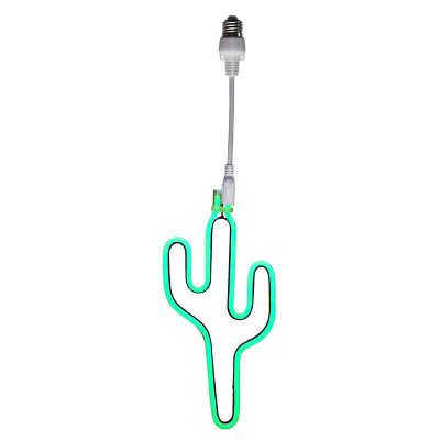 Kunststoff Lichterkette Lampe Grün, Cactus, IP44